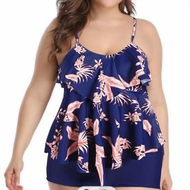 Tankini Woman Bikini Floral Pr - Shorts ulasan dan harga