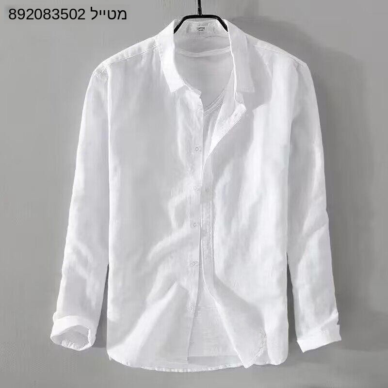 Oxford Weave Cotton Linen Shir - Oxford Cotton Casual Shirt Business ulasan dan harga