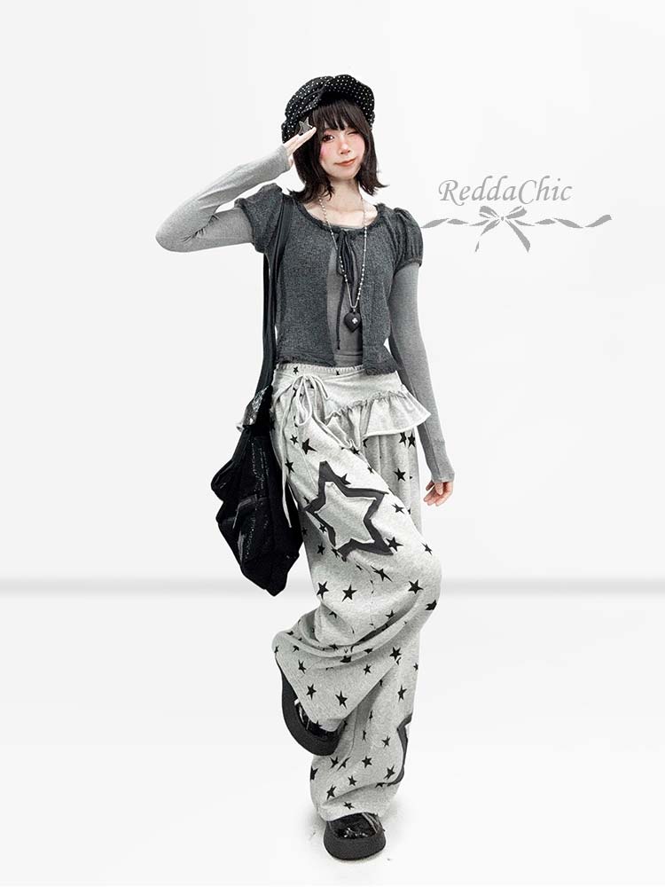 REDDACHiC Puff Sleeve Cardigan - T-Shirts ulasan dan harga