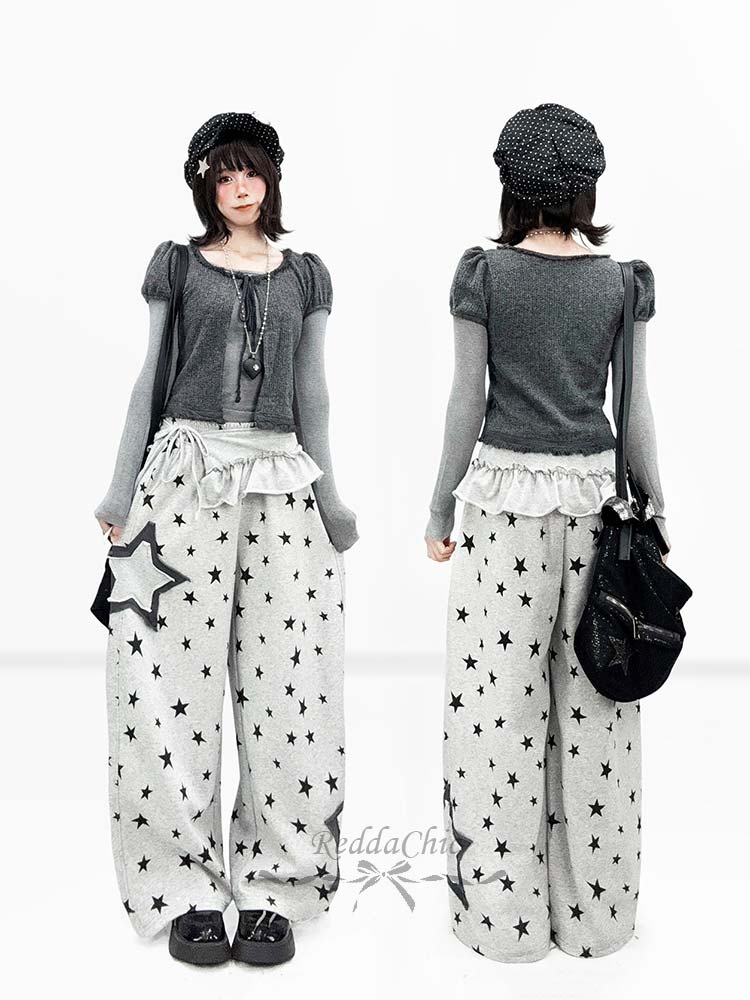 REDDACHiC Puff Sleeve Cardigan - T-Shirts ulasan dan harga