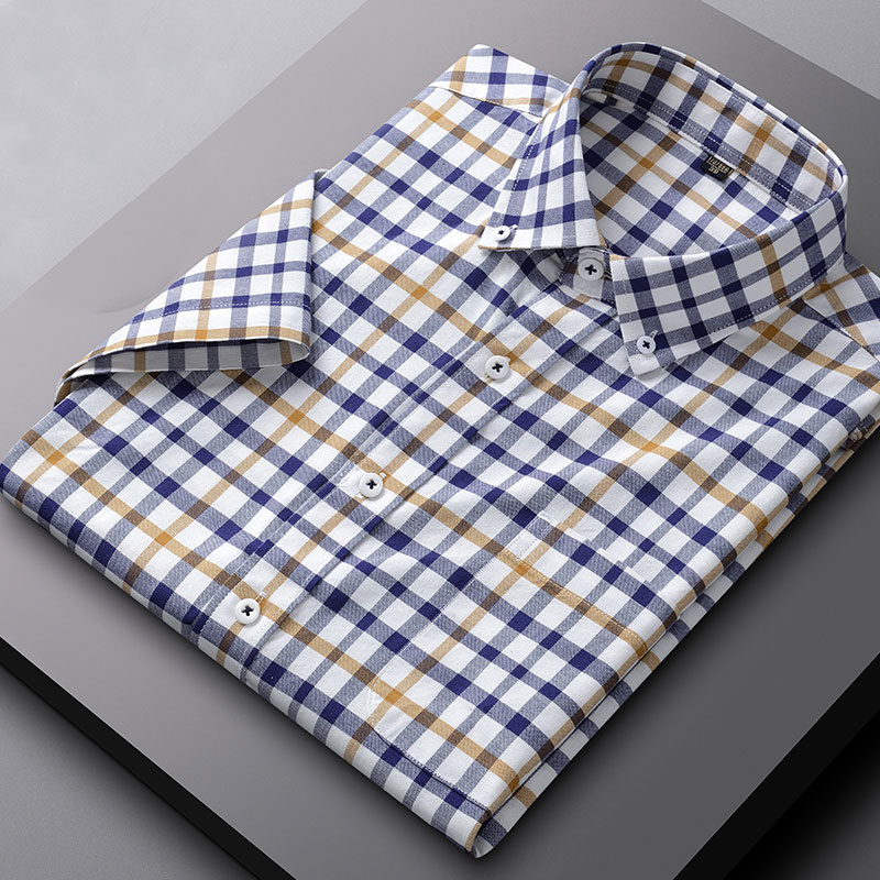 Summer new 100% cotton Oxford  - Oxford Cotton Casual Shirt Business ulasan dan harga