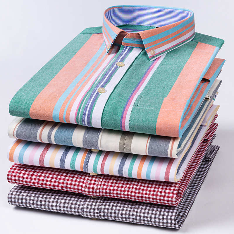 Pure Cotton High Quality Busin - Oxford Cotton Casual Shirt Business ulasan dan harga