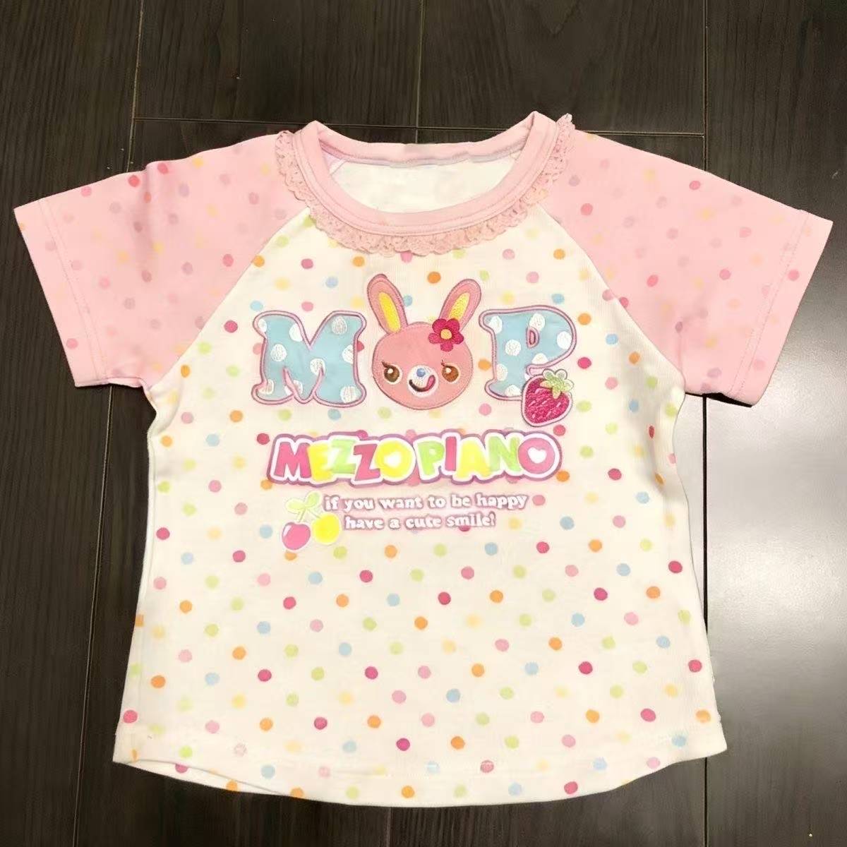 Y2K Cute Printed T Shirt Crop  - Shirts ulasan dan harga