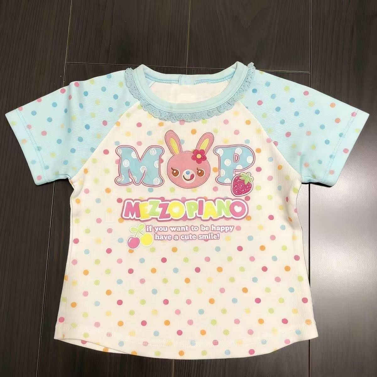 Y2K Cute Printed T Shirt Crop  - Shirts ulasan dan harga