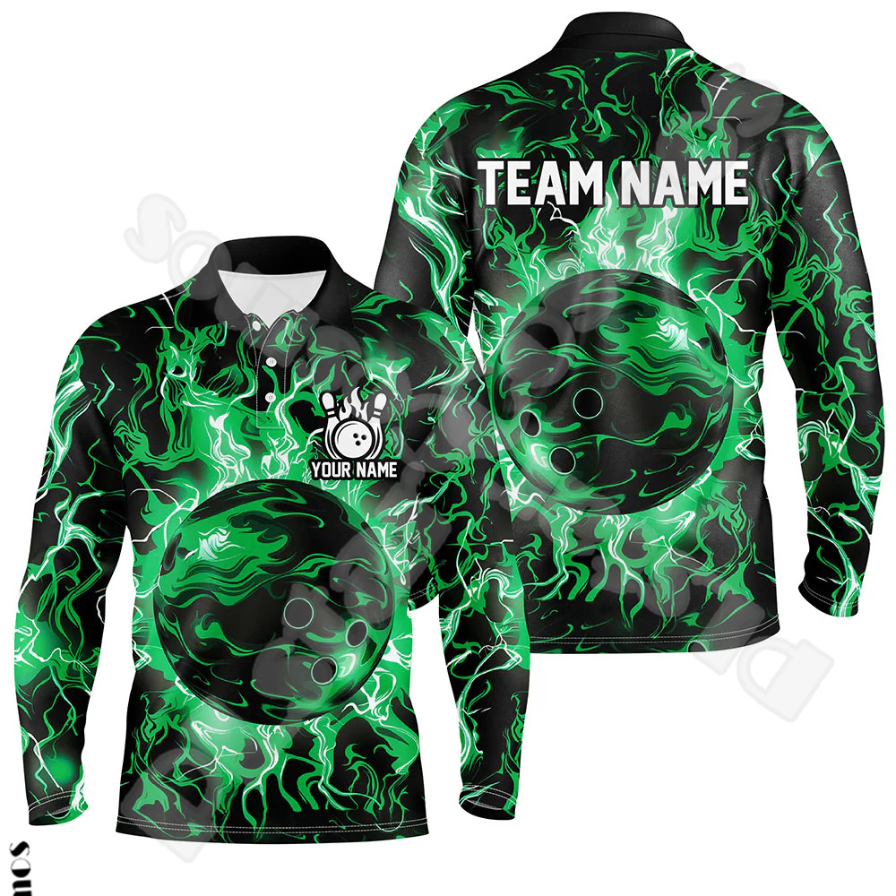 Custom Name Strike Bowling Pla - Short Sleeve Bowling Shirt Retro ulasan dan harga