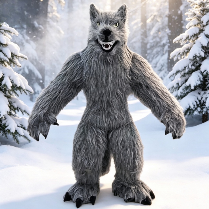Giant Inflatable Grey Wolf Mas - Suits ulasan dan harga