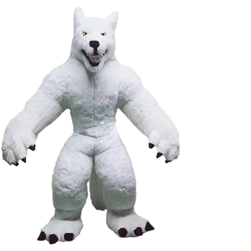 Giant Inflatable Grey Wolf Mas - Suits ulasan dan harga