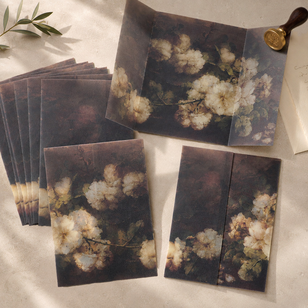 20/50pcs Pre Folded Vellum Jac - Jackets ulasan dan harga