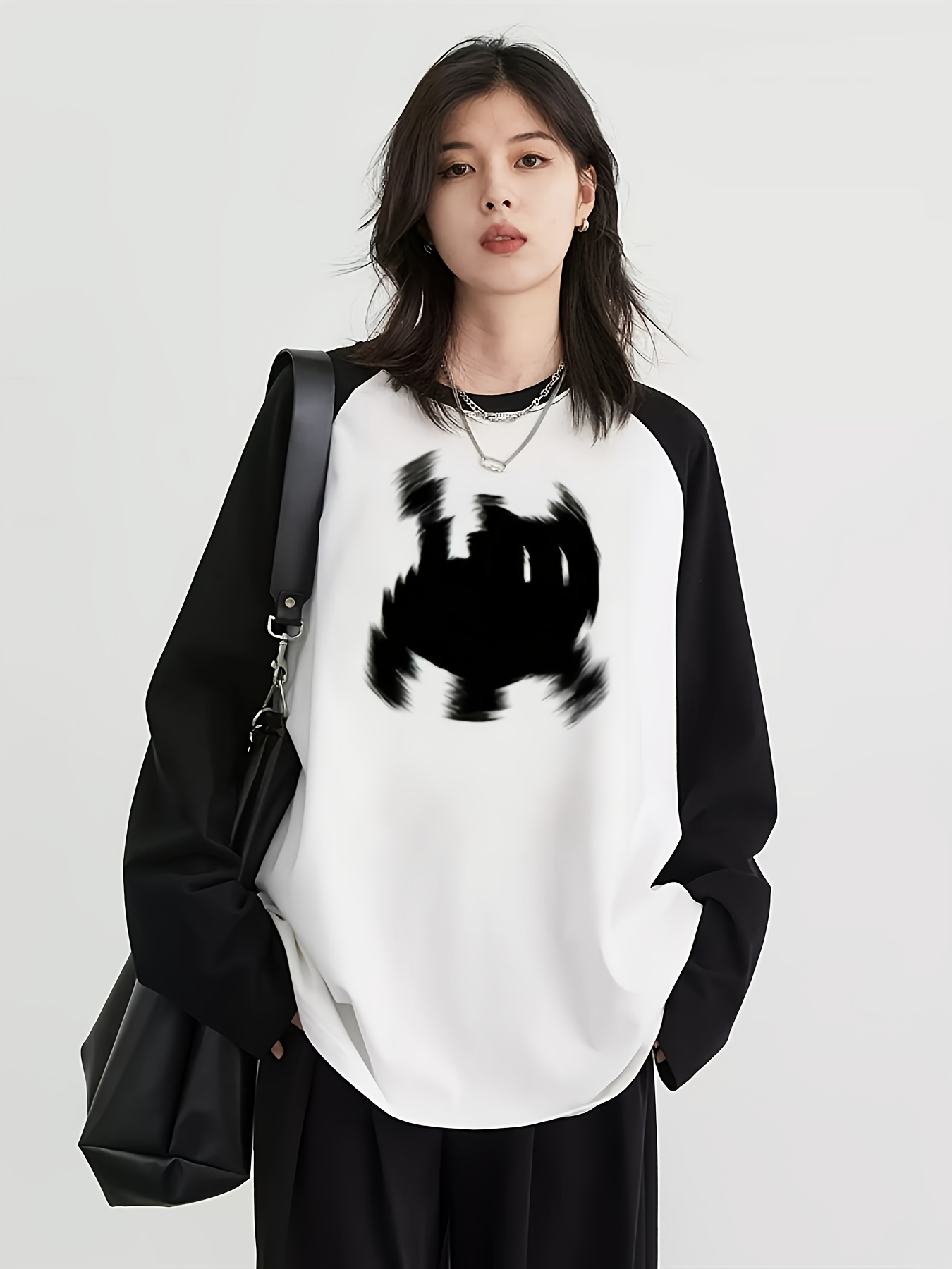 Y2K Women's Raglan Long Sleeve - T-Shirts ulasan dan harga